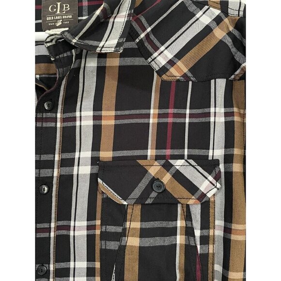 Gold Label Brand Mens Casual Button Down Shirt Size 4XL - Picture 7 of 9